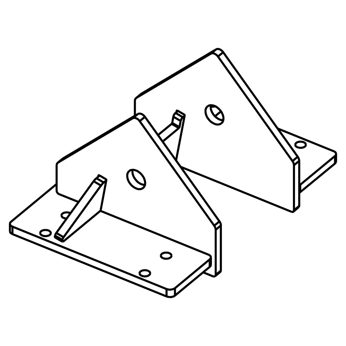 LVA19344: Fits John Deere LVA19344 Main Frame Stabilizer Foot – Genuine OEM