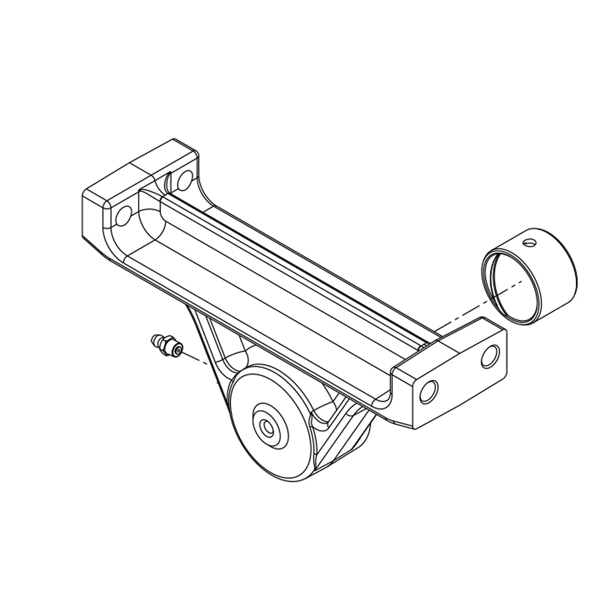 LVA19826: Fits John Deere LVA19826 Front Trunnion – Genuine OEM