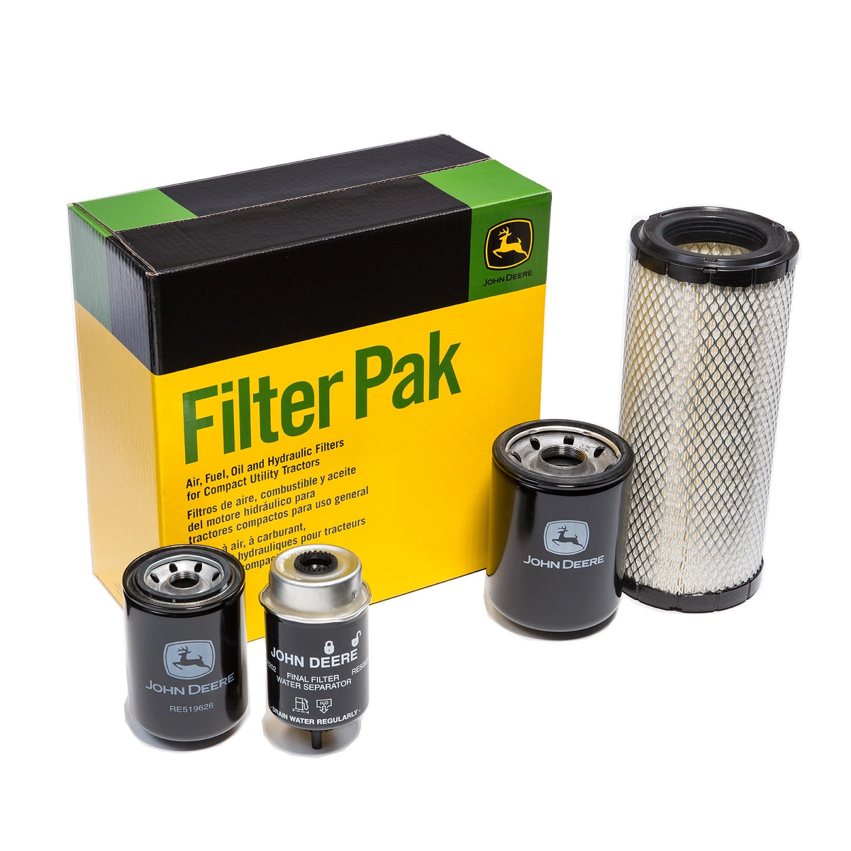 LVA21203: Fits John Deere LVA21203 Filter Pak – Genuine OEM