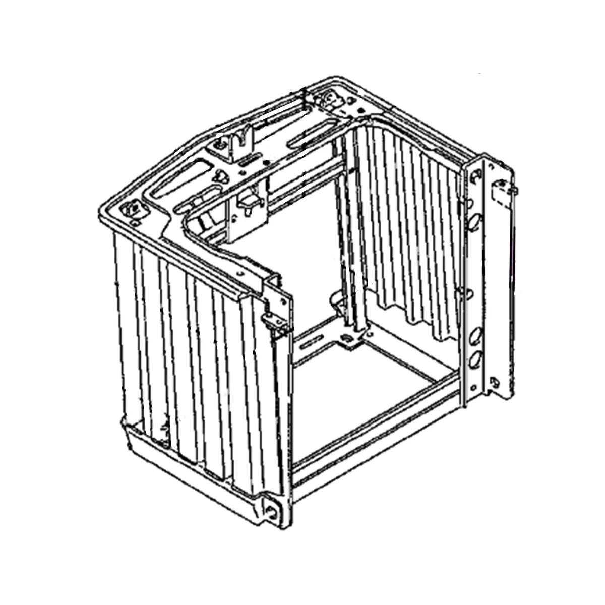 LVA801361: Fits John Deere LVA801361 Grille Frame – Genuine OEM