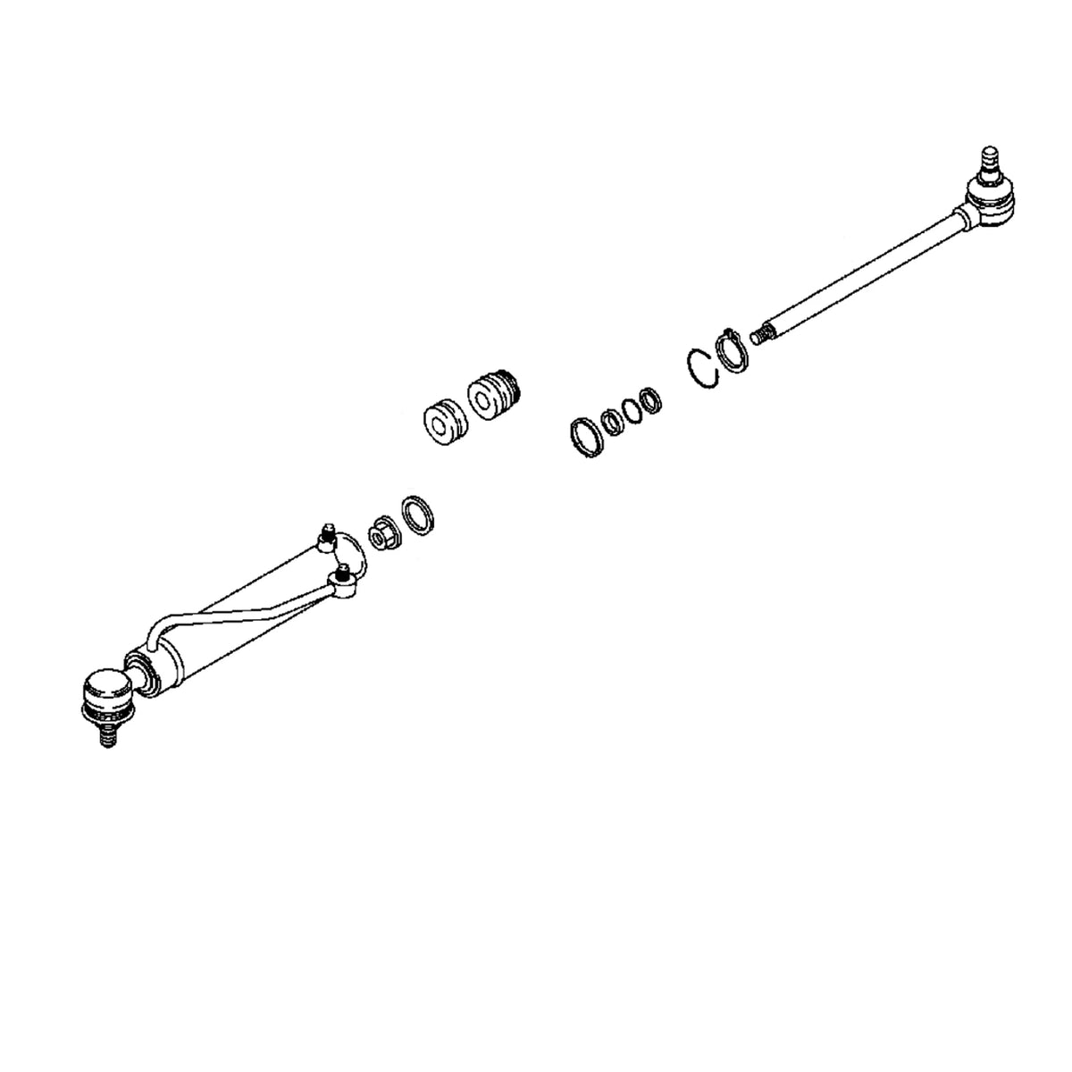LVA802987: Fits John Deere LVA802987 Power Steering Cylinder – Genuine OEM
