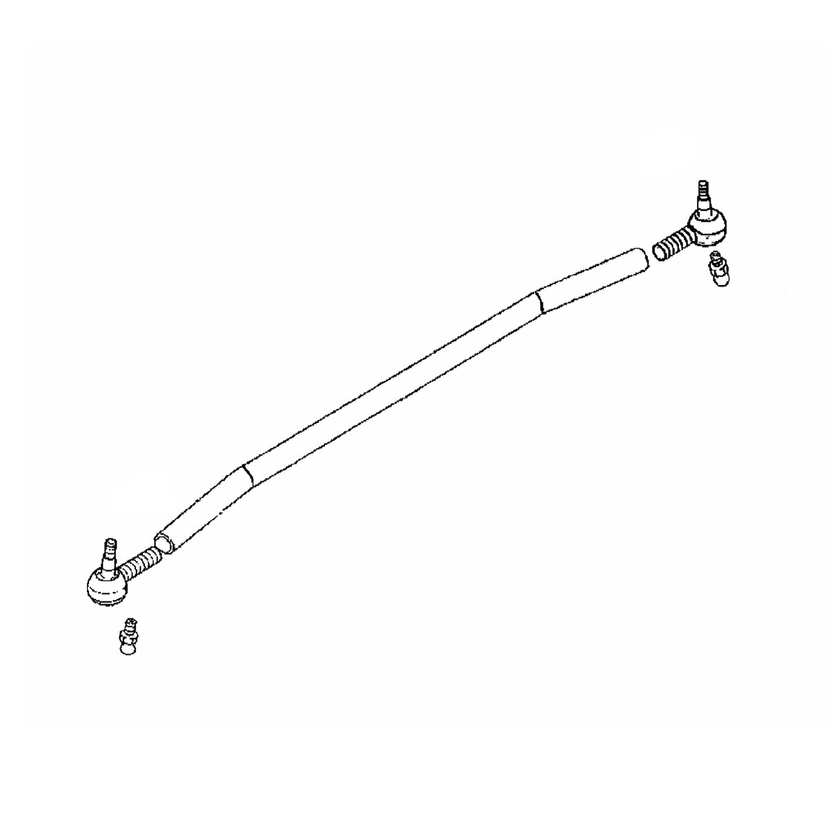 LVA803705: Fits John Deere LVA803705 Front Axle Tie Rod Assembly – Genuine OEM
