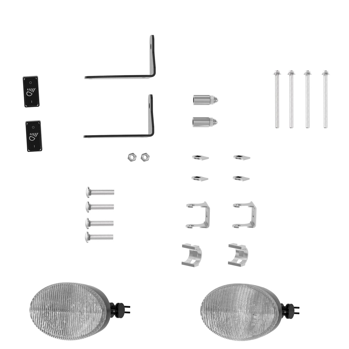 LVB24853: Fits John Deere LVB24853 Rear Work Light Kit (2 Lights) (Cab Only) – Genuine OEM