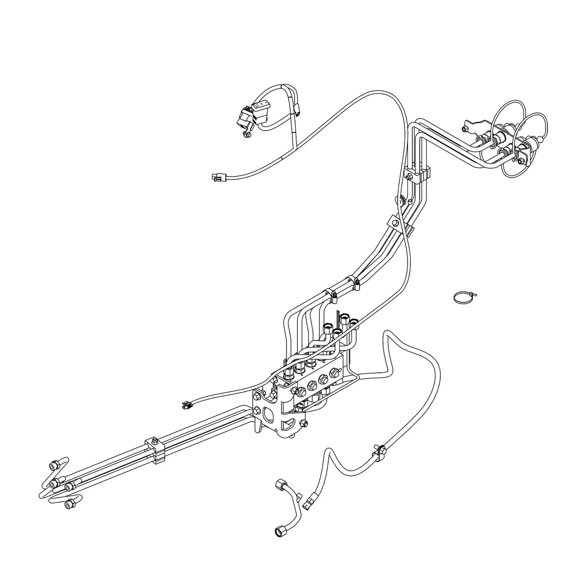 LVB24855: Fits John Deere LVB24855 Cab Flow Divider Kit – Genuine OEM