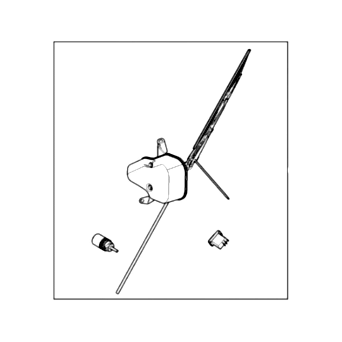 LVB24856: Fits John Deere LVB24856 Rear Wiper Kit – Genuine OEM