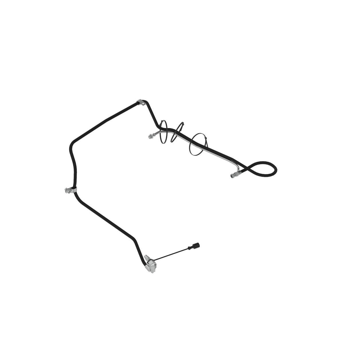 LVB26206: Fits John Deere LVB26206 Selective Control Valve (SCV) Mid Mover Lift Hose Kit – Genuine OEM