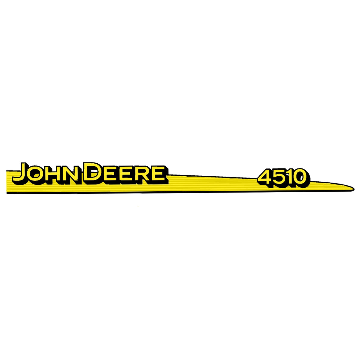 LVU12290: Fits John Deere LVU12290 4510 Model Designator Label, Right Side – Genuine OEM
