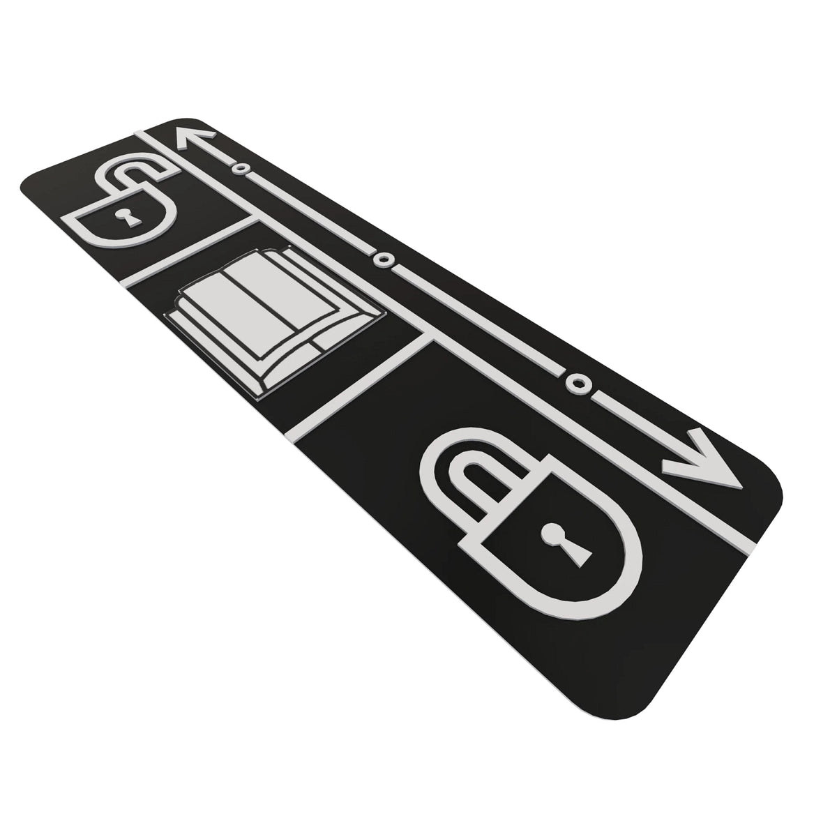 LVU13287: Fits John Deere LVU13287 SCV Lockout Label – Genuine OEM