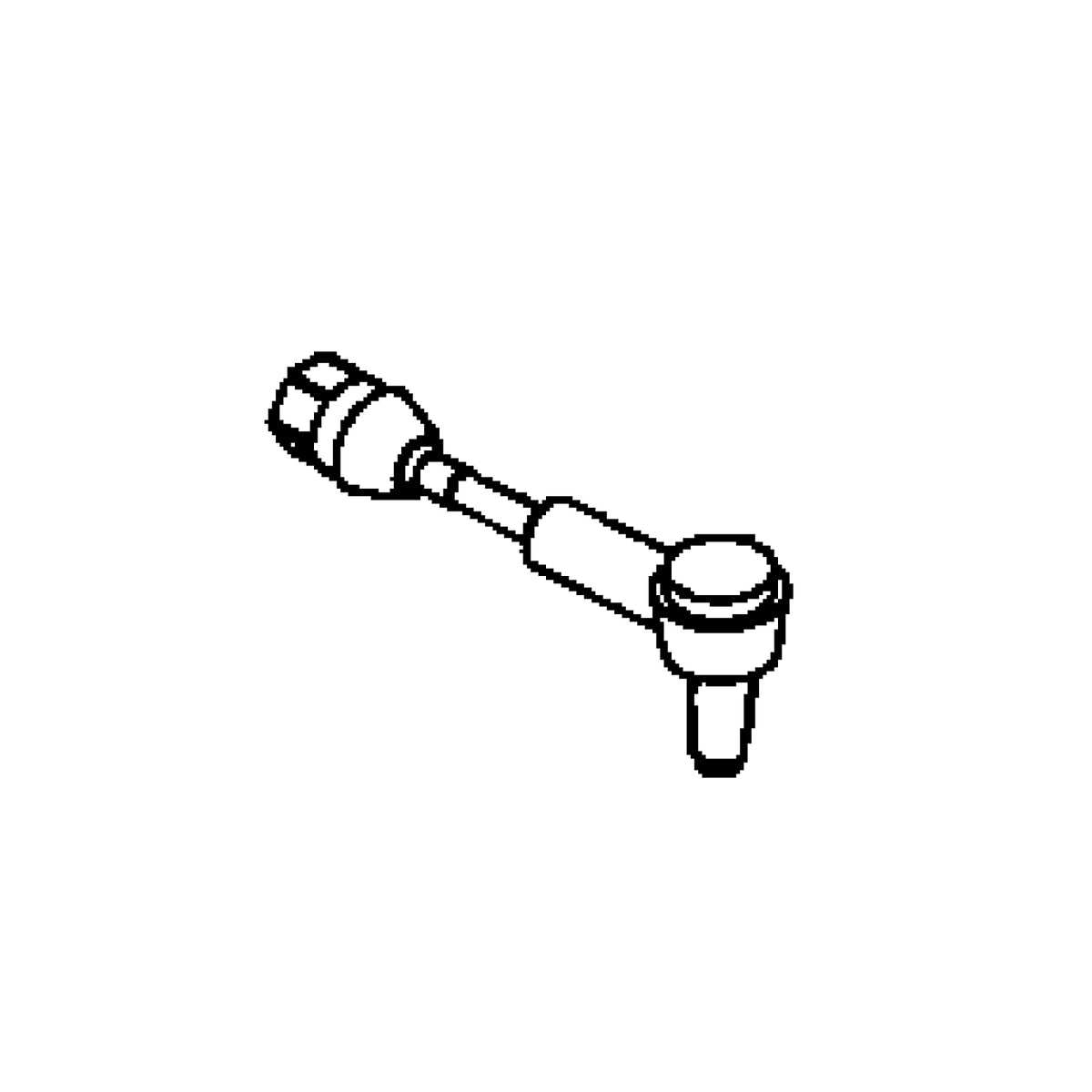 LVU14549: Fits John Deere LVU14549 Front Axle Tie Rod Assembly – Genuine OEM