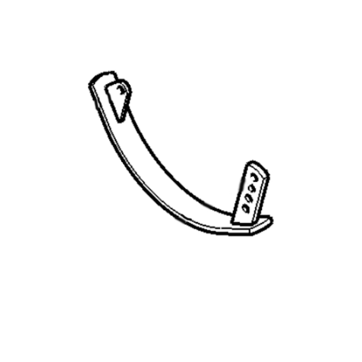 LVU14861: Fits John Deere LVU14861 Frame Shoe – Genuine OEM