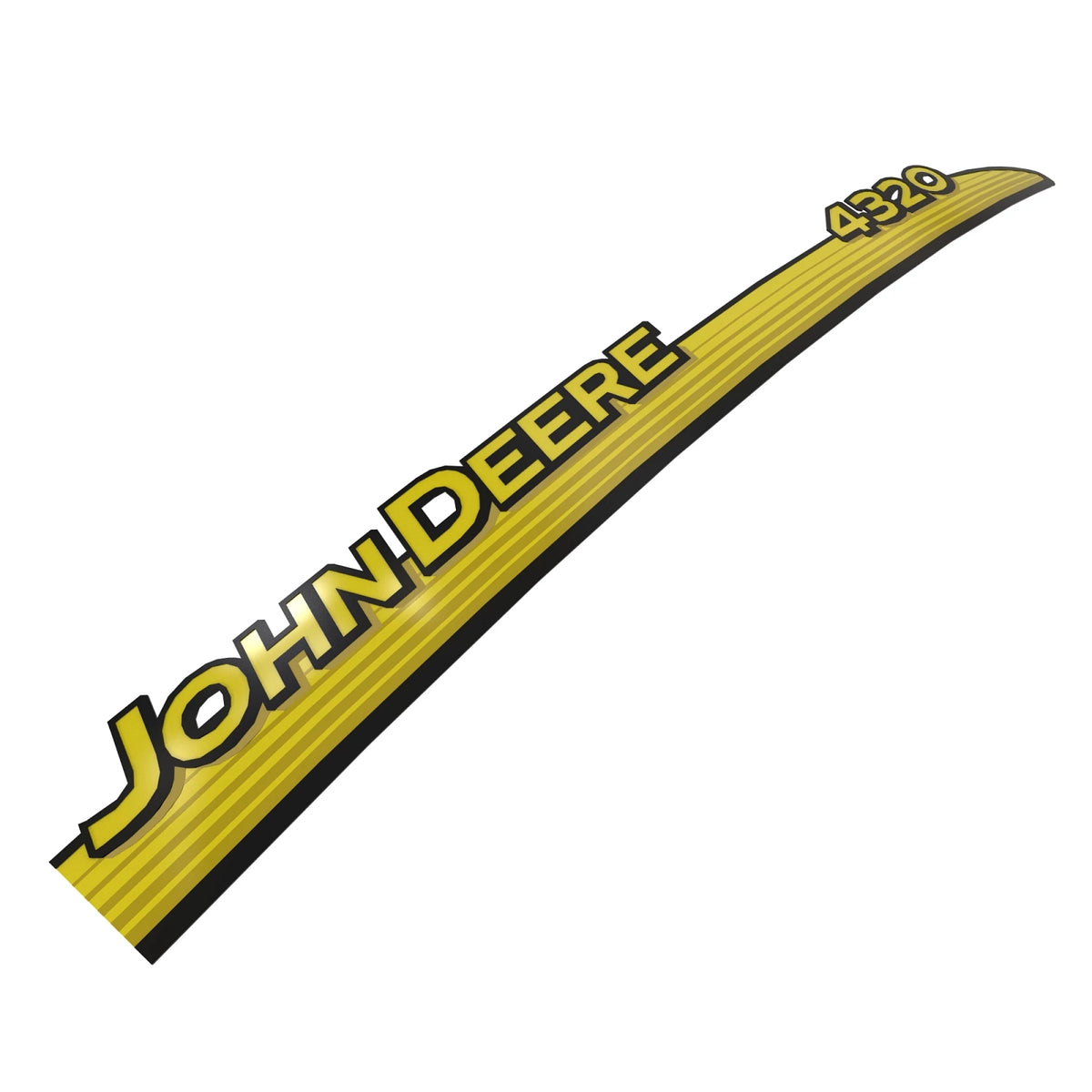 LVU15624: Fits John Deere LVU15624 Label, Hood Right Side – Genuine OEM