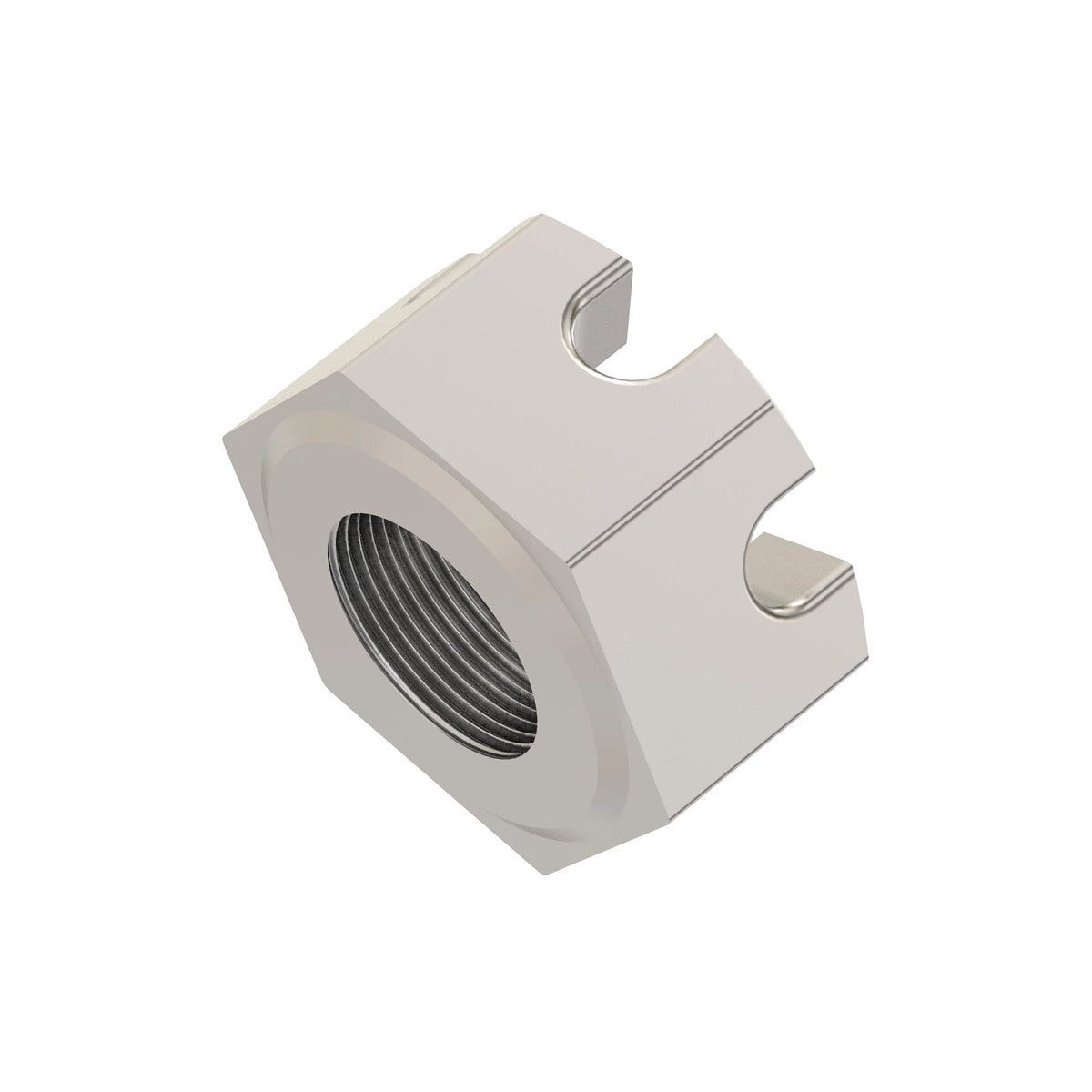 LVU18952: Fits John Deere LVU18952 Hexagonal Slotted Nut, 5/8-18 – Genuine OEM