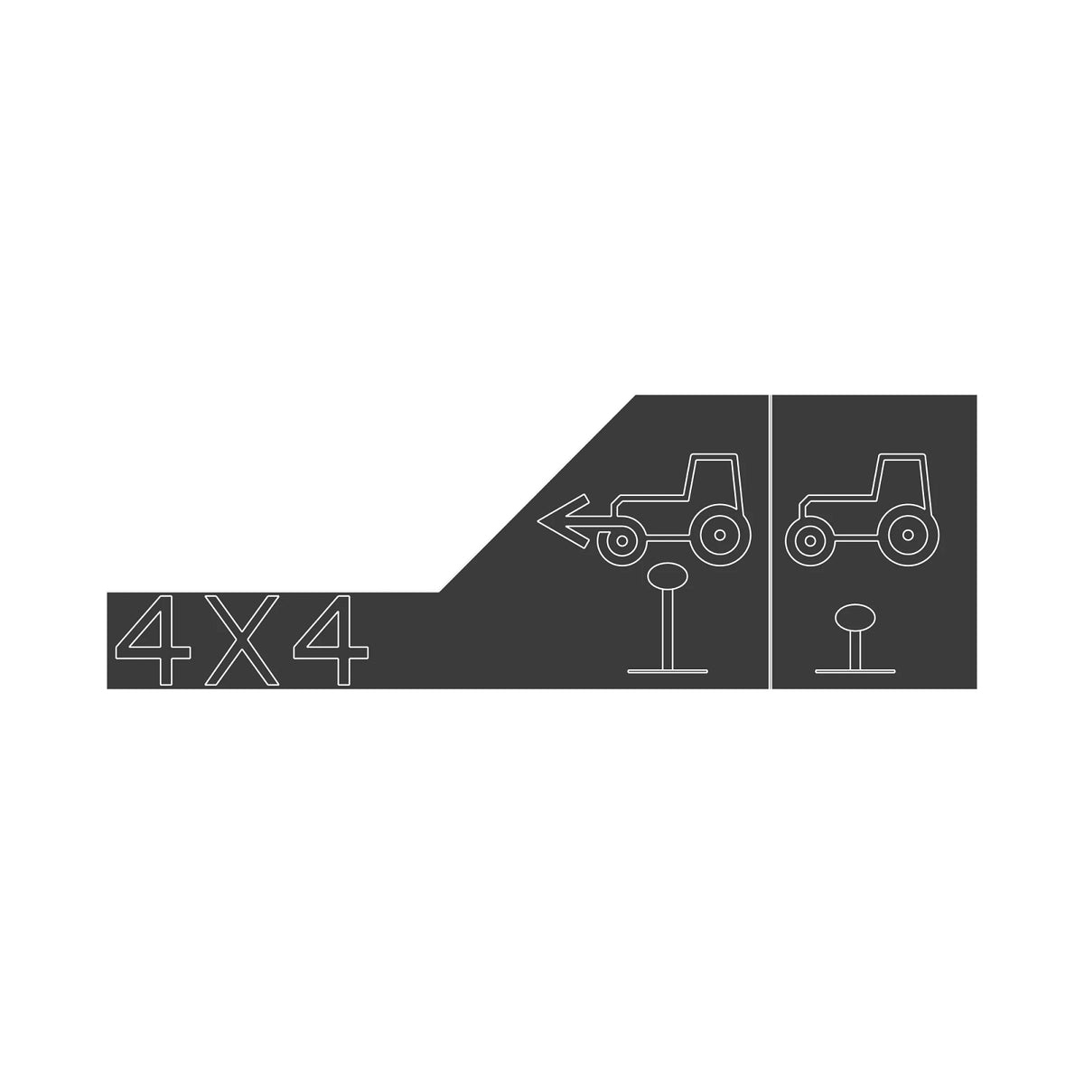 LVU20099: Fits John Deere LVU20099 MFWD Label – Genuine OEM