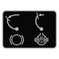 LVU20210: Fits John Deere LVU20210 Brake/Diff Lock Label – Genuine OEM