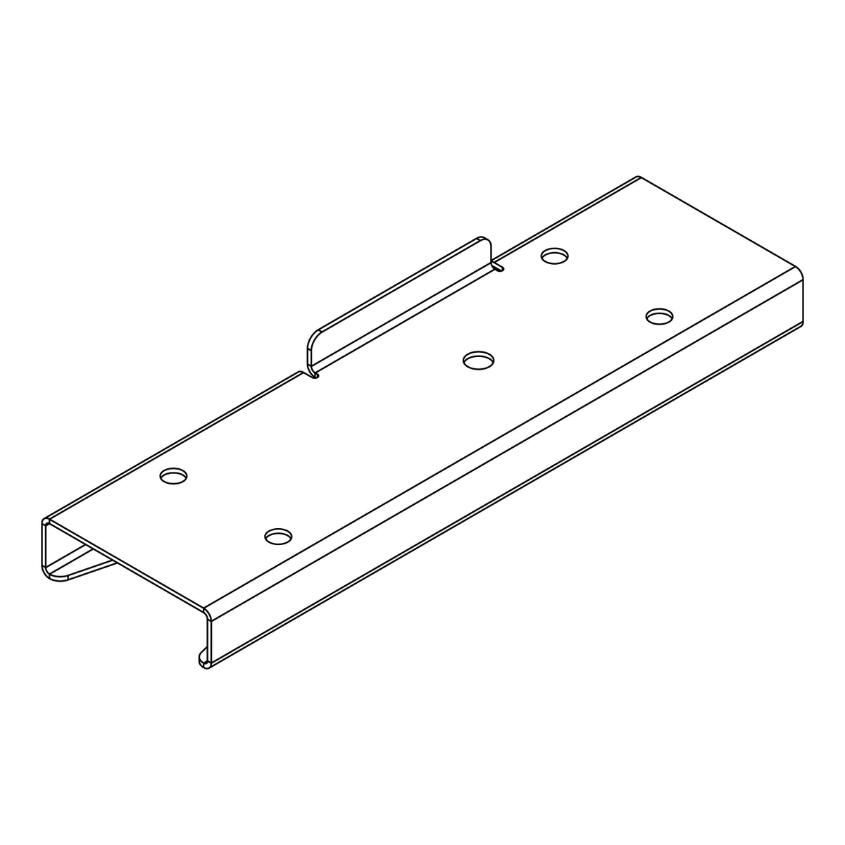 LVU20294: Fits John Deere LVU20294 Mower Deck Ramp, Right Side – Genuine OEM