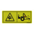 LVU23360: Fits John Deere LVU23360 EEC Warning Folding ROPS Label – Genuine OEM