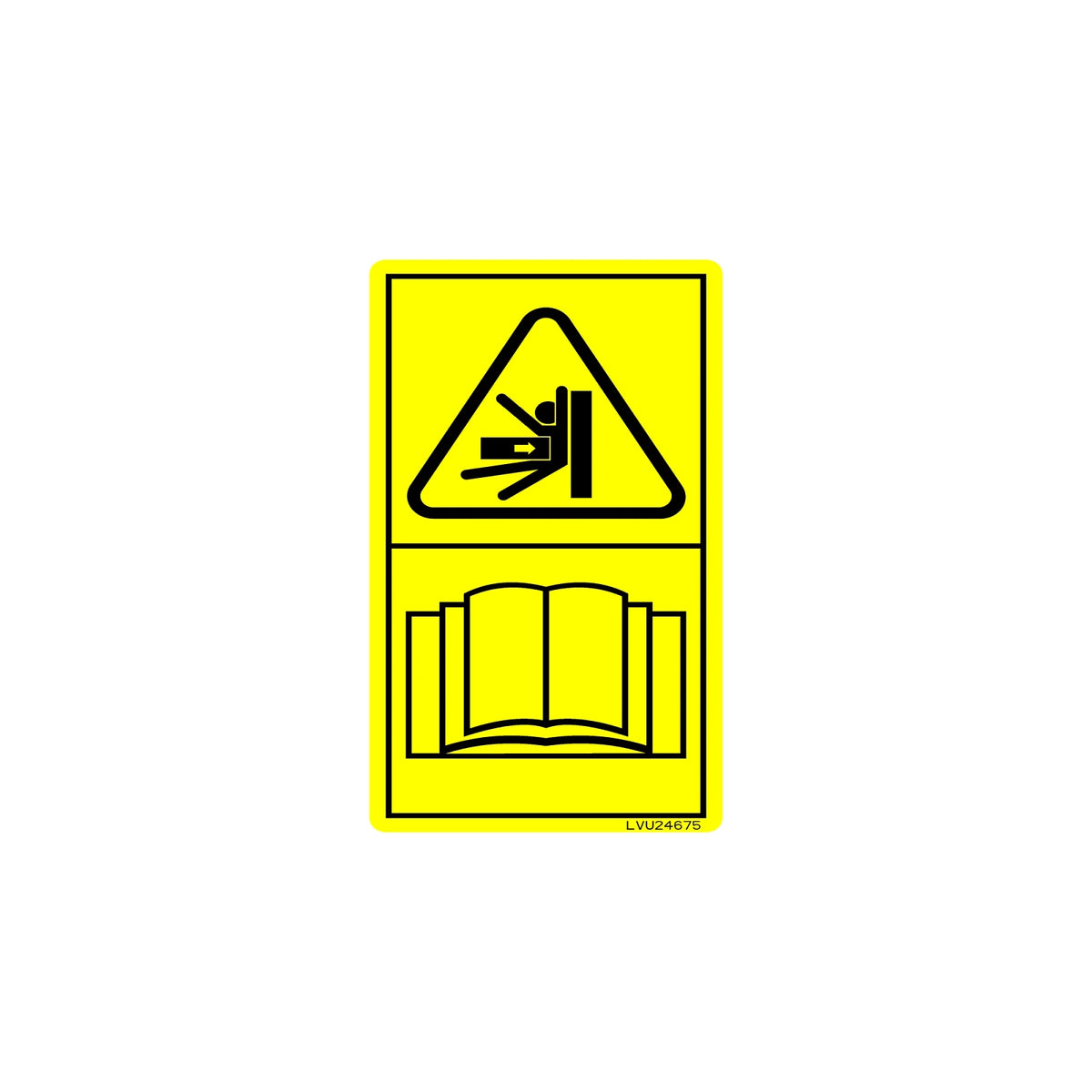 LVU24675: Fits John Deere LVU24675 Label – Genuine OEM