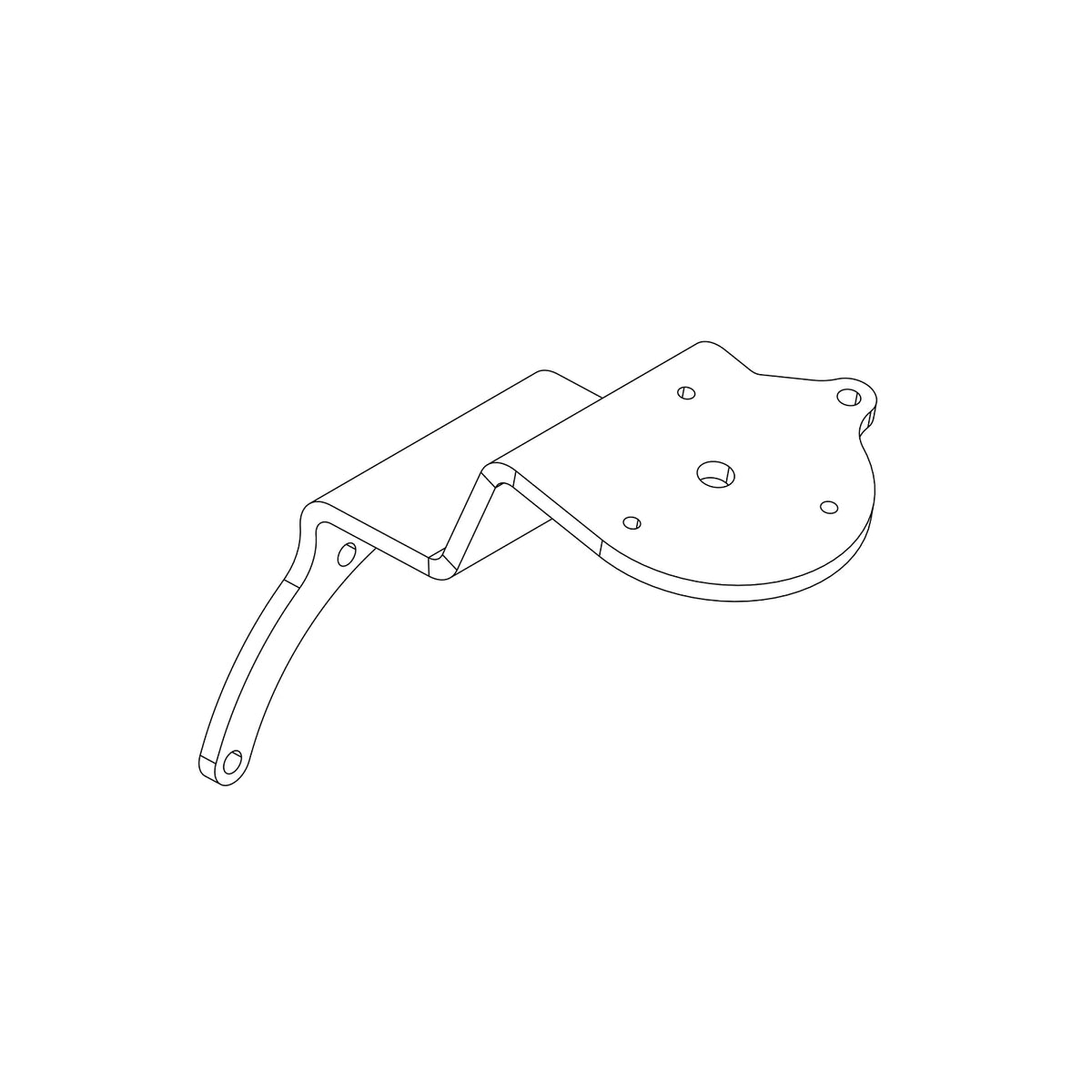 LVU30577: Fits John Deere LVU30577 Front Fender Bracket, Right Side – Genuine OEM