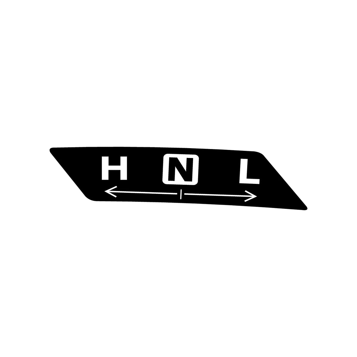 LVU31864: Fits John Deere LVU31864 Range Lever Label – Genuine OEM