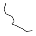 LVU32359: Fits John Deere LVU32359 Fuel Line, Filter to Waste Separator – Genuine OEM