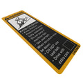 LVU34610: Fits John Deere LVU34610 Folding ROPS Label – Genuine OEM