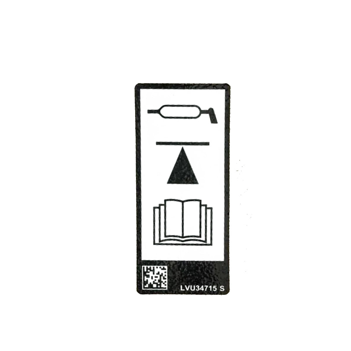 LVU34715: Fits John Deere LVU34715 Jacking Point Label – Genuine OEM