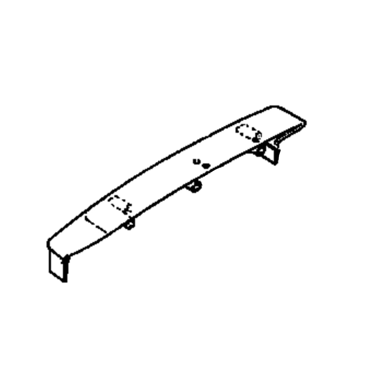 LVU802875: Fits John Deere LVU802875 Top Hood Nose – Genuine OEM