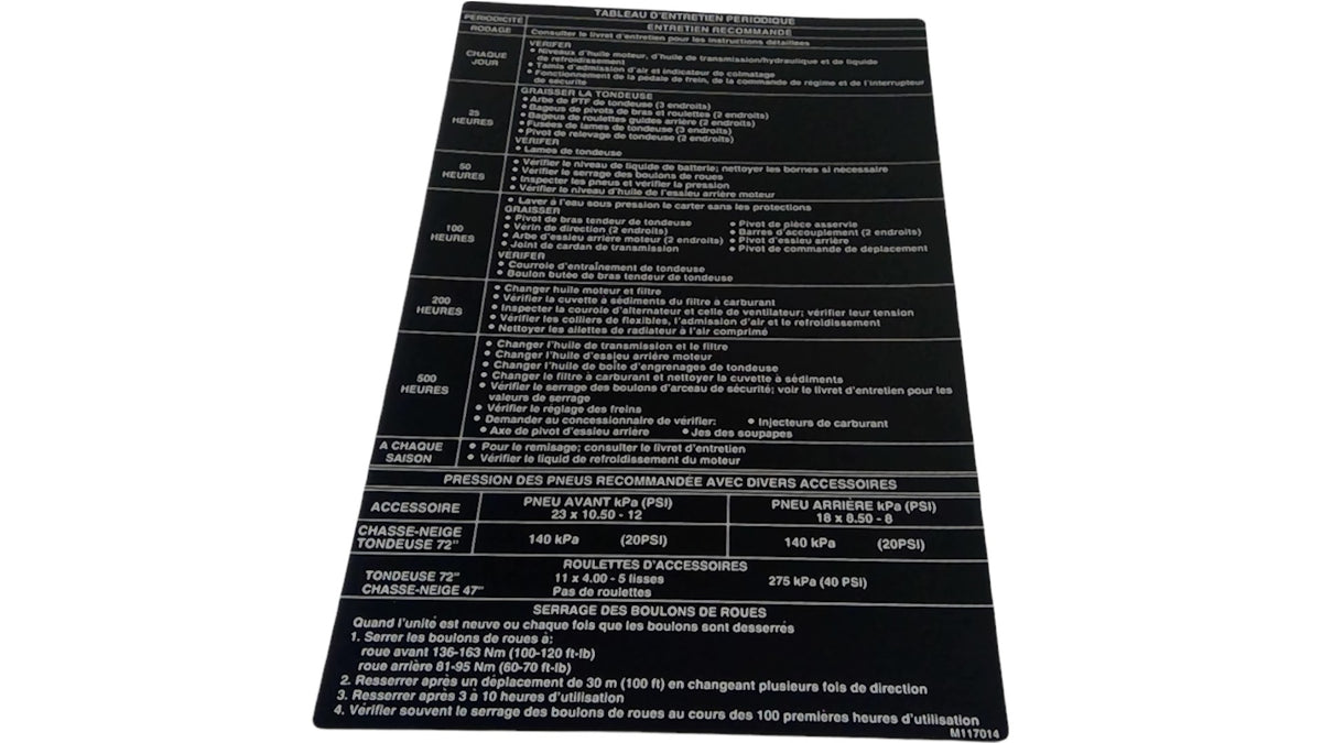 M117014: M117014 — LABEL
