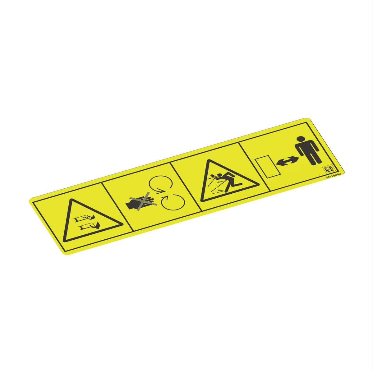 M118040: Fits John Deere M118040 Safety Sign, Thrown Object Danger – Genuine OEM