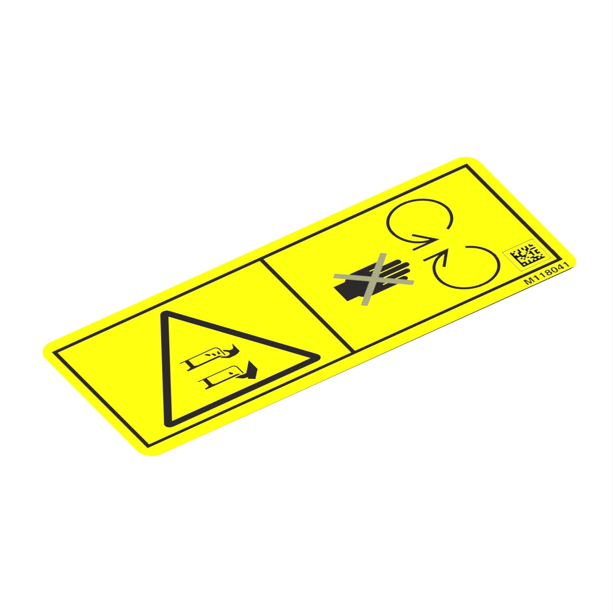 M118041: Fits John Deere M118041 Safety Sign, Blade Contact Danger – Genuine OEM