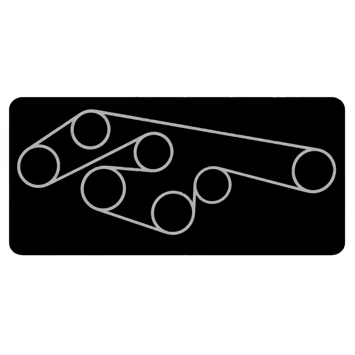 M128361: Fits John Deere M128361 Belt Installation Label – Genuine OEM