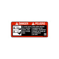 M131739: Fits John Deere M131739 Rotating Blade Warning Label – Genuine OEM