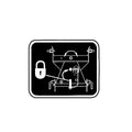 M134833: Fits John Deere M134833 Hitch Locking Label – Genuine OEM