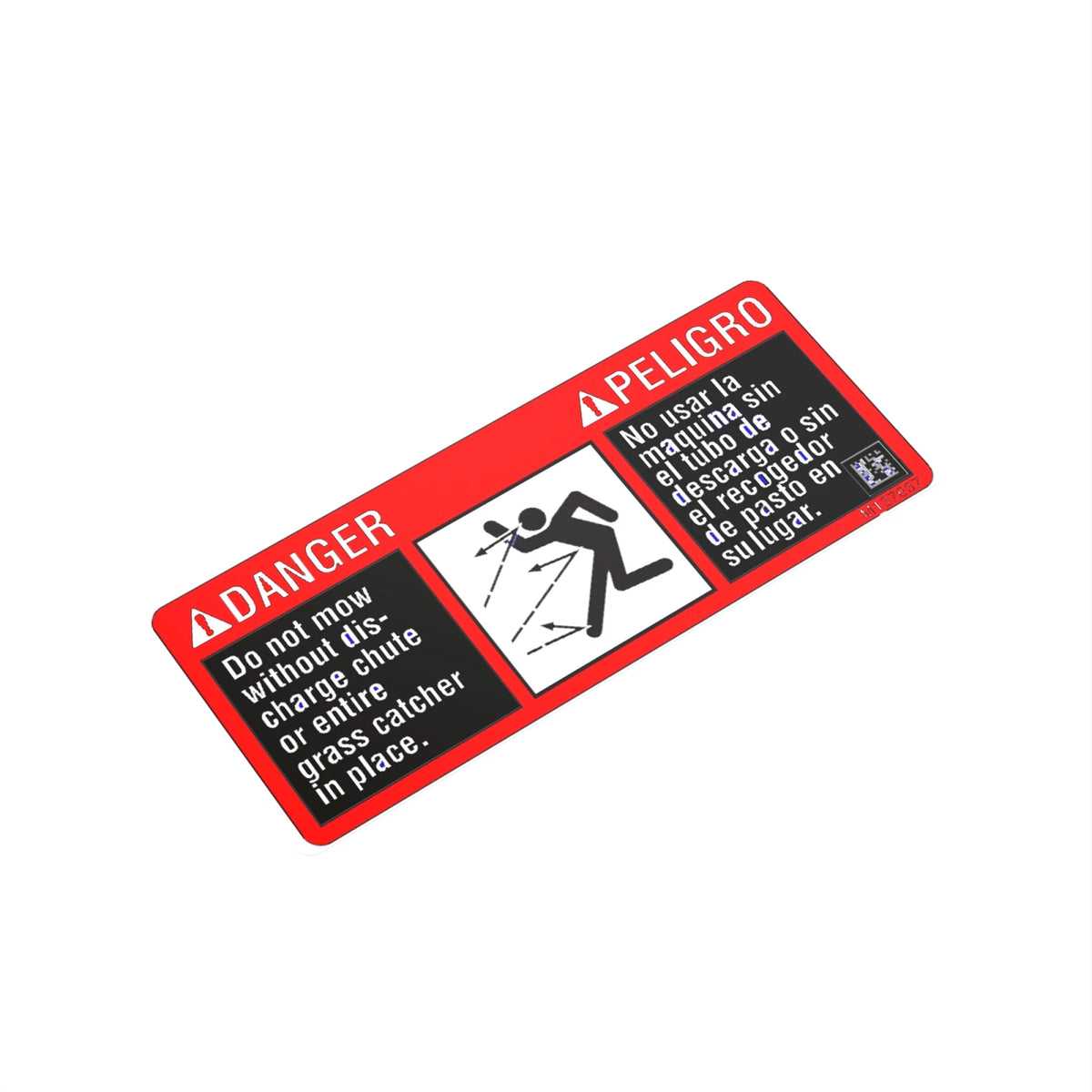 M137637: Fits John Deere M137637 Danger Sign Label – Genuine OEM