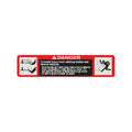 M139128: Fits John Deere M139128 Safety Sign, English – Genuine OEM