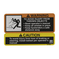 M144854: Fits John Deere M144854 Caution & Warning Label – Genuine OEM