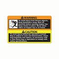 M151187: Fits John Deere M151187 MCS Warning Decal – Genuine OEM