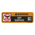 M173253: Fits John Deere M173253 Warning Hot Surfaces Label – Genuine OEM