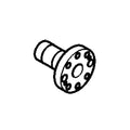 M809133: Fits John Deere M809133 Front Wheel Hub – Genuine OEM