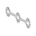 M87857: Fits John Deere M87857 Exhaust Manifold Gasket – Genuine OEM