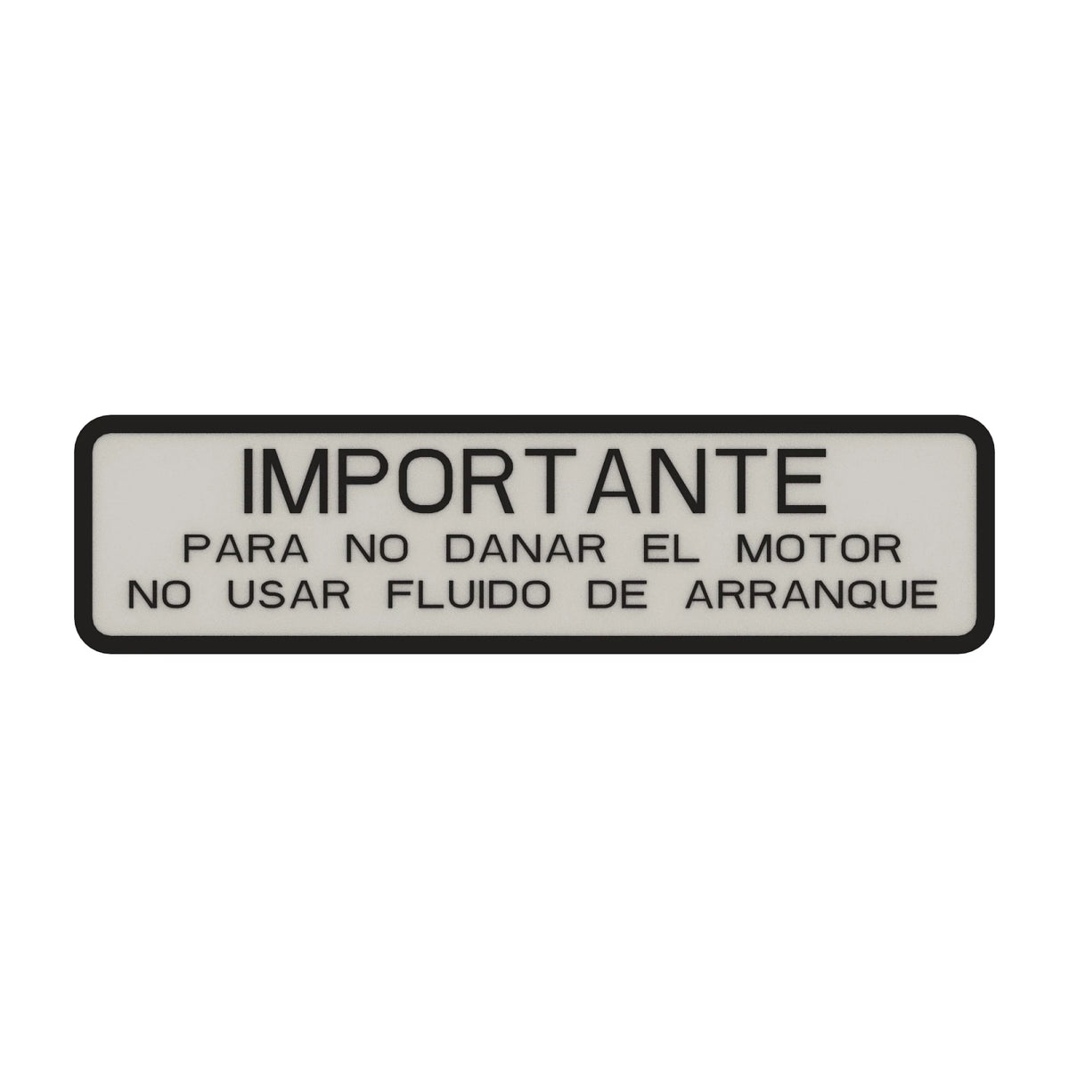 M94113: Fits John Deere M94113 Important Label, Spanish – Genuine OEM