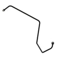 MIA10267: Fits John Deere MIA10267 Hydraulic Diverter Oil Line – Genuine OEM