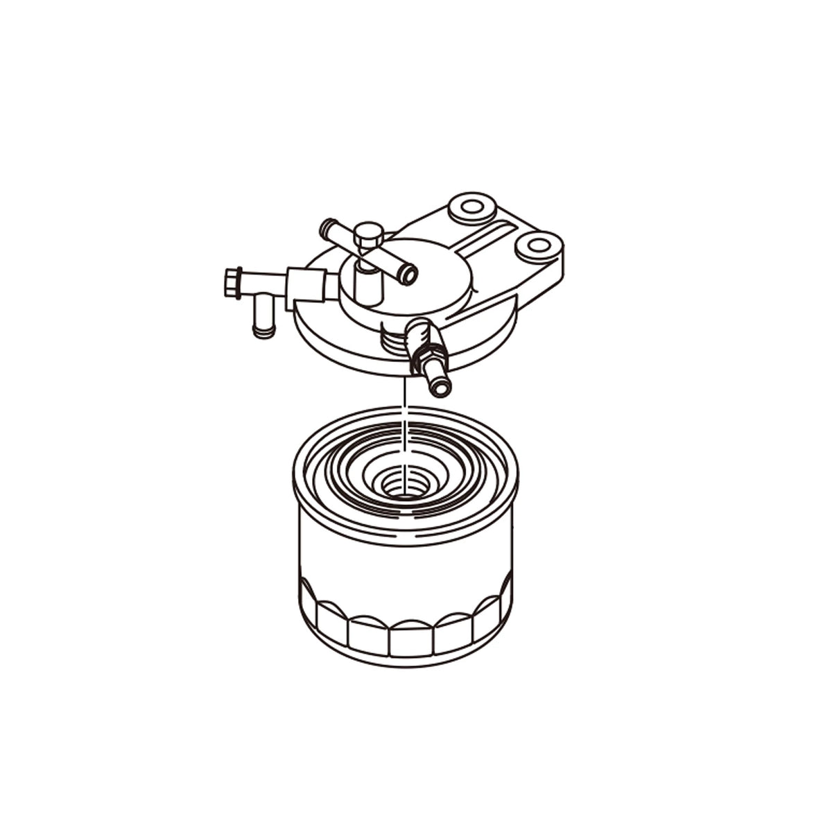 MIA883618: Fits John Deere MIA883618 Fuel Filter Assembly – Genuine OEM