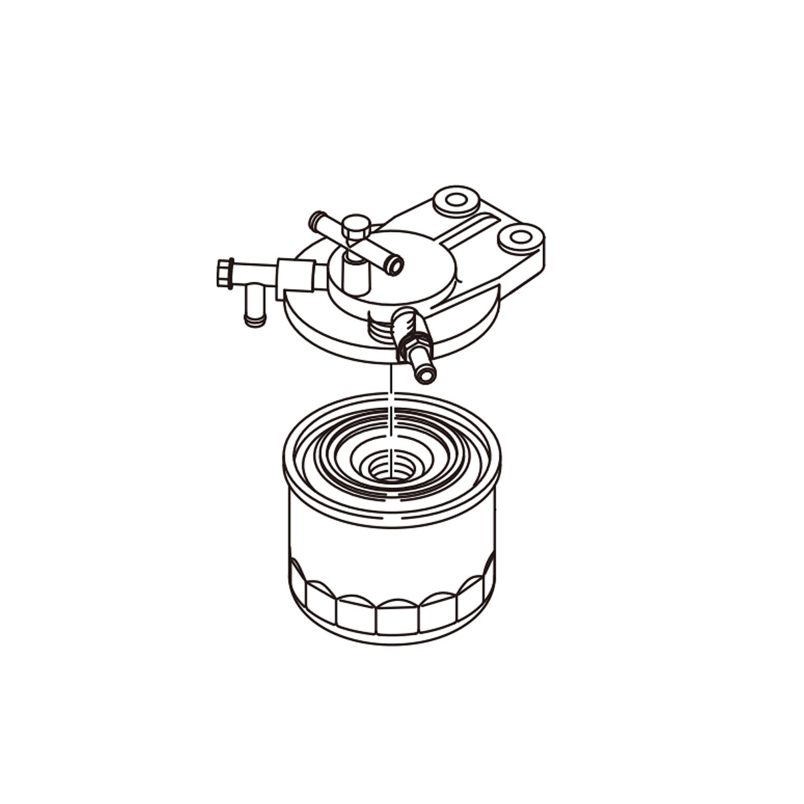 MIA883618: Fits John Deere MIA883618 Fuel Filter Assembly – Genuine OEM