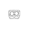 MIU10631: Fits John Deere MIU10631 Engine Cylinder Head Gasket – Genuine OEM