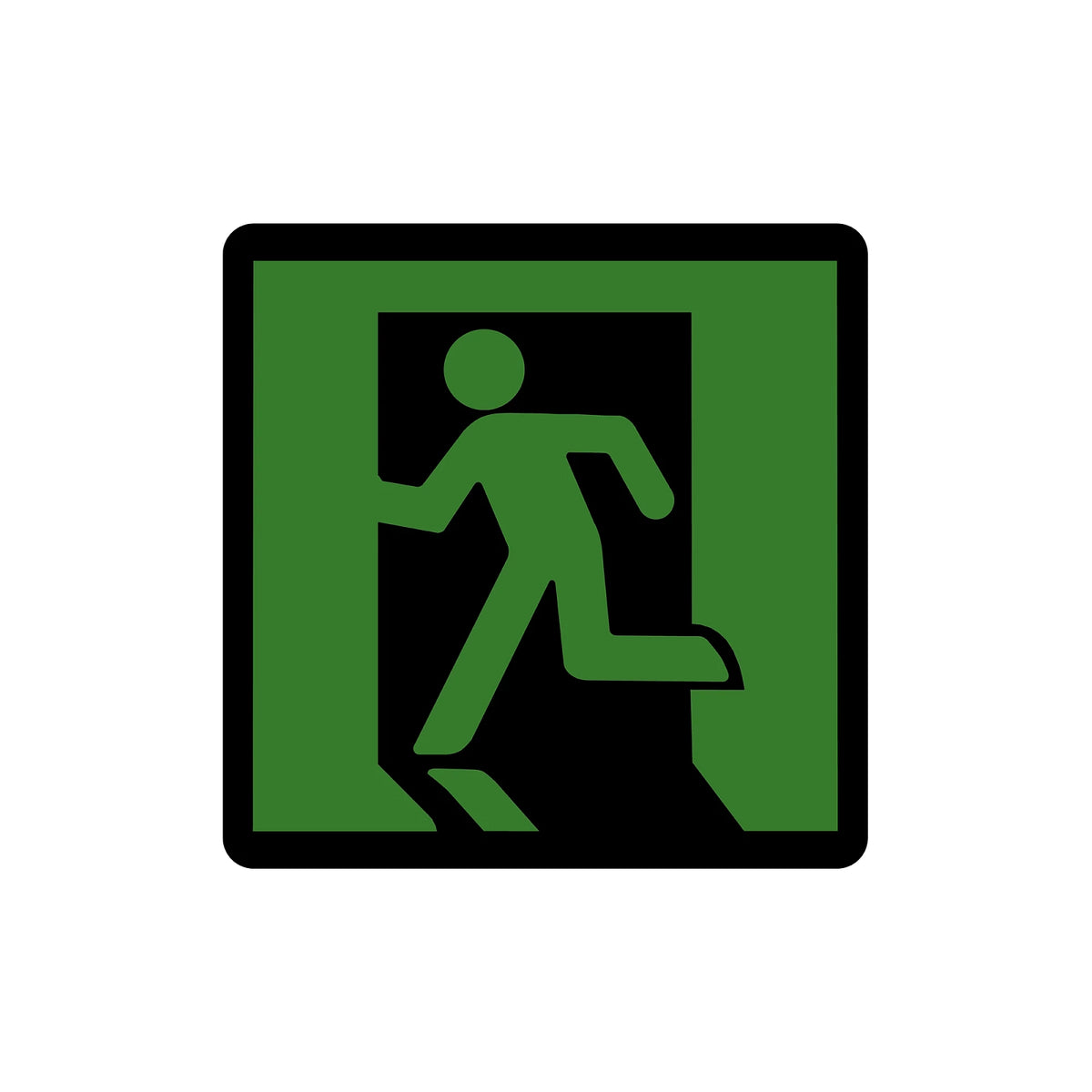 MIU11018: Fits John Deere MIU11018 Emergency Exit Label – Genuine OEM
