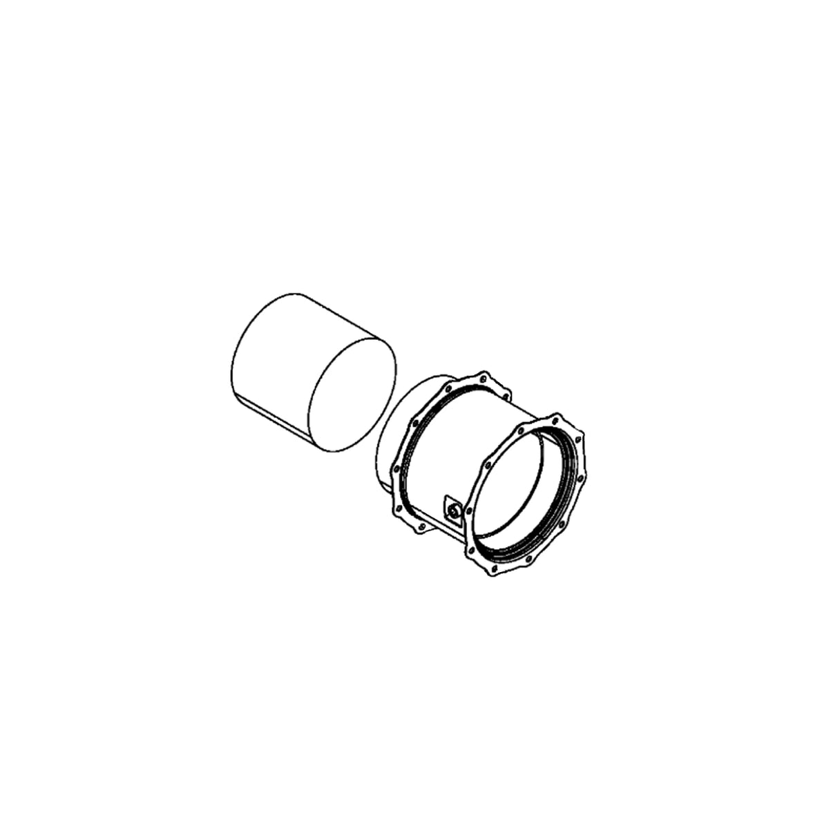 MIU805113: Fits John Deere MIU805113 Diesel Particulate Filter – Genuine OEM