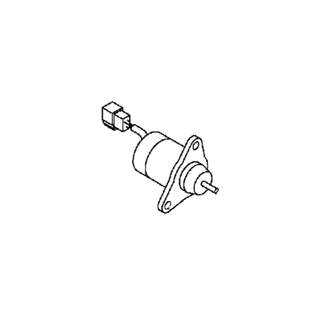 MIU805200: Fits John Deere MIU805200 Fuel Shutoff Solenoid – Genuine OEM