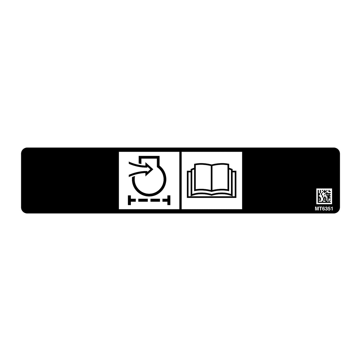 MT6351: Fits John Deere MT6351 Label – Genuine OEM