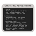 N195645: Fits John Deere N195645 Operating Adjustments Label – Genuine OEM